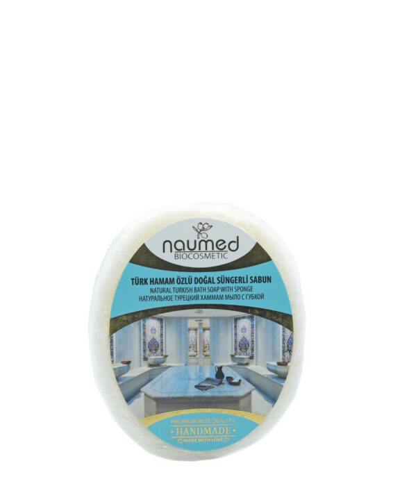 Experience the timeless essence of a traditional spa with our Original Turkish Hammam Loofah Soap. This soap is designed to bring the invigorating atmosphere of an authentic Turkish bath (Hammam) directly to your home shower.